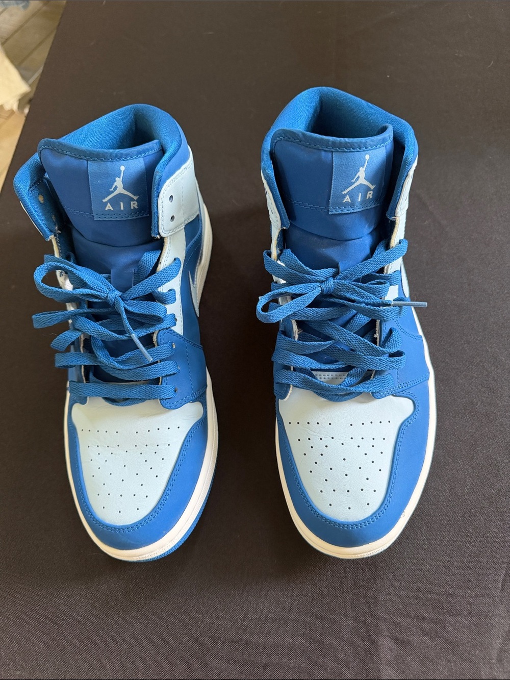 Nike Air Jordan 1 Mid Sneakers - Blue/White